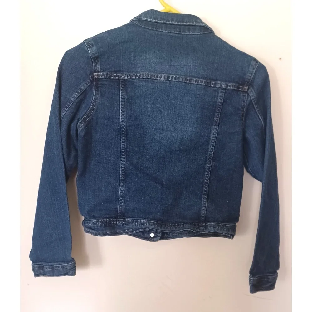 Arizona Jean Co Girls Size L (14) Classic Denim‎ Jacket Trucker Timeless 90s Y2K